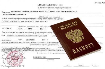 прописка в Ельце